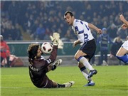 Bóng đá anh, ngoại hạng anh, lịch thi đấu euro 2012, Brescia - Inter 1-1: Xa dần tham vọng Scudetto